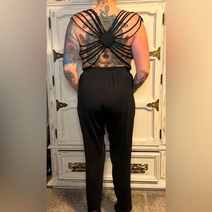 Fashion Nova open back jumpsuit